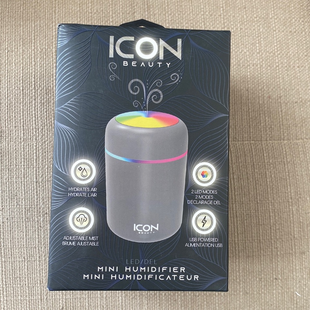 Icon Beauty LED Mini Humidifier NIB
